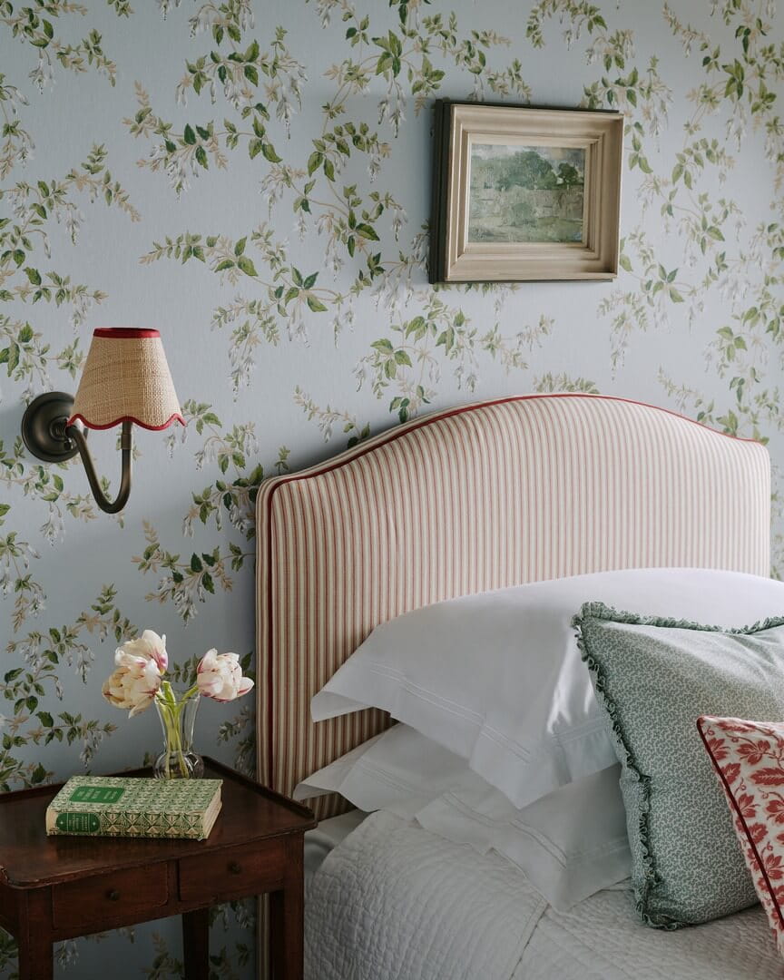 Tapeta roślinna Colefax and Fowler W7018-01 Fuchsia Ashdown