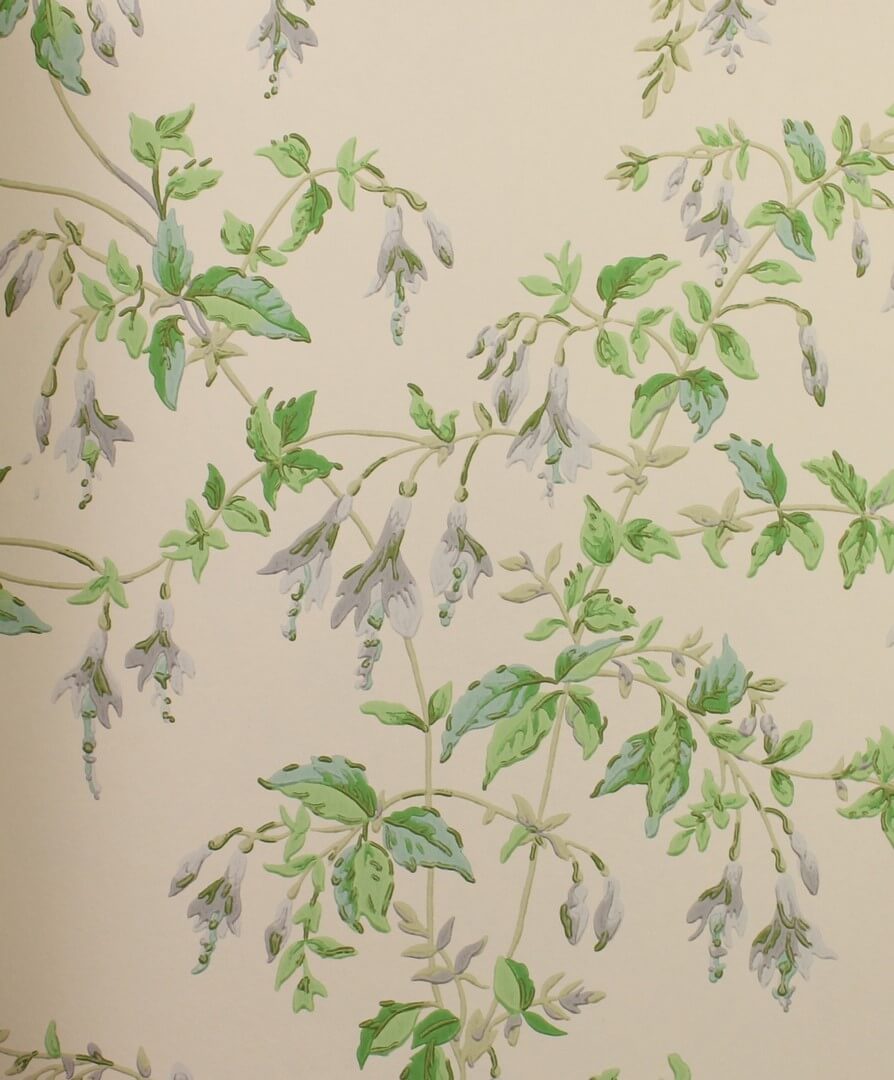 Tapeta roślinna Colefax and Fowler W7018-02 Fuchsia Ashdown