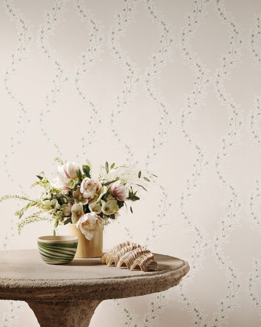 Tapeta roślinna kratownica Colefax and Fowler W7019-02 Liliana Ashdown