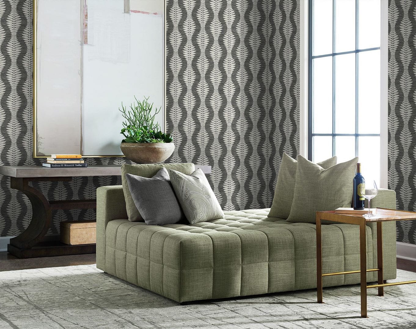 Tapeta liście Wallquest Lillian August LN40508 Coastal Haven