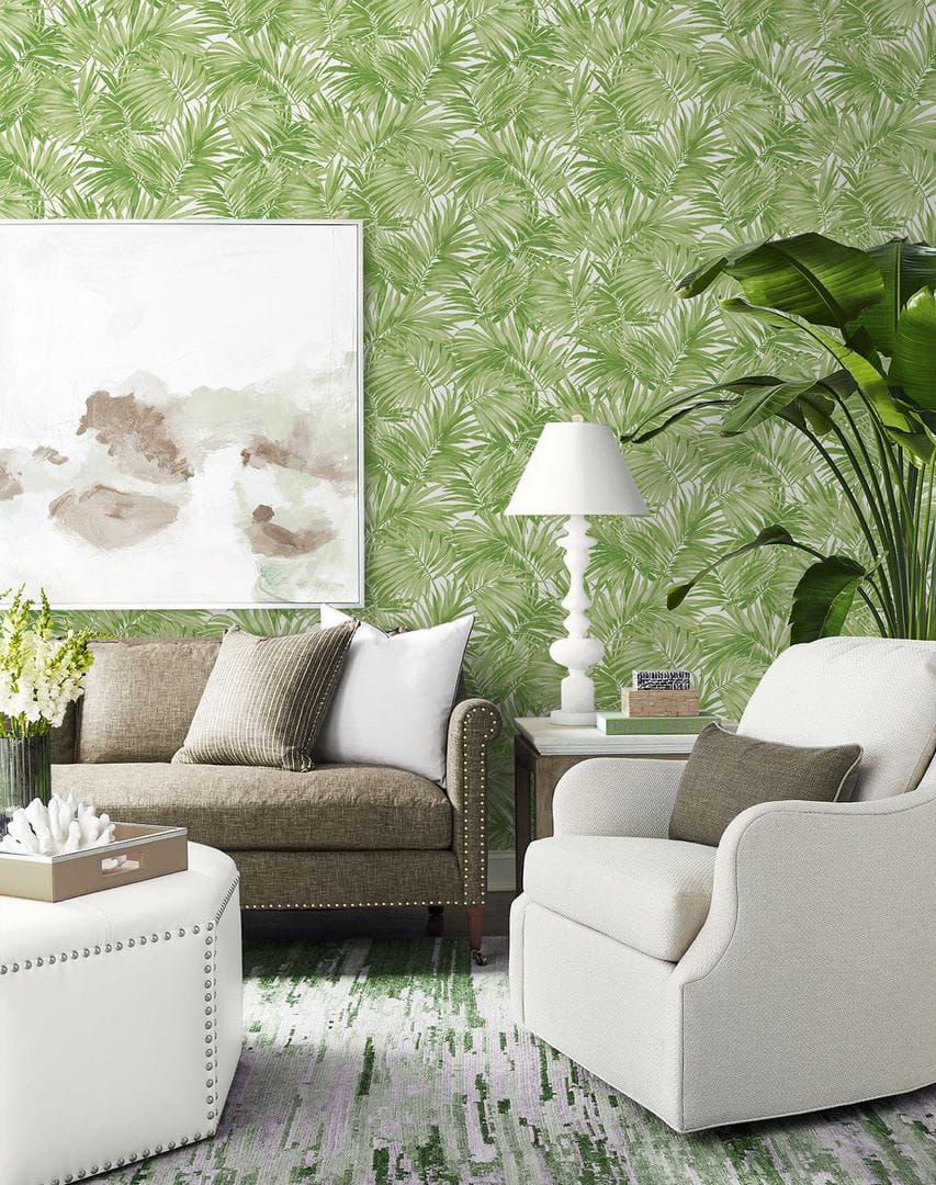 Tapeta palmowe liście Wallquest Lillian August LN40700 Coastal Haven