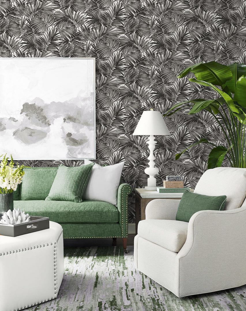Tapeta palmowe liście Wallquest Lillian August LN40704 Coastal Haven