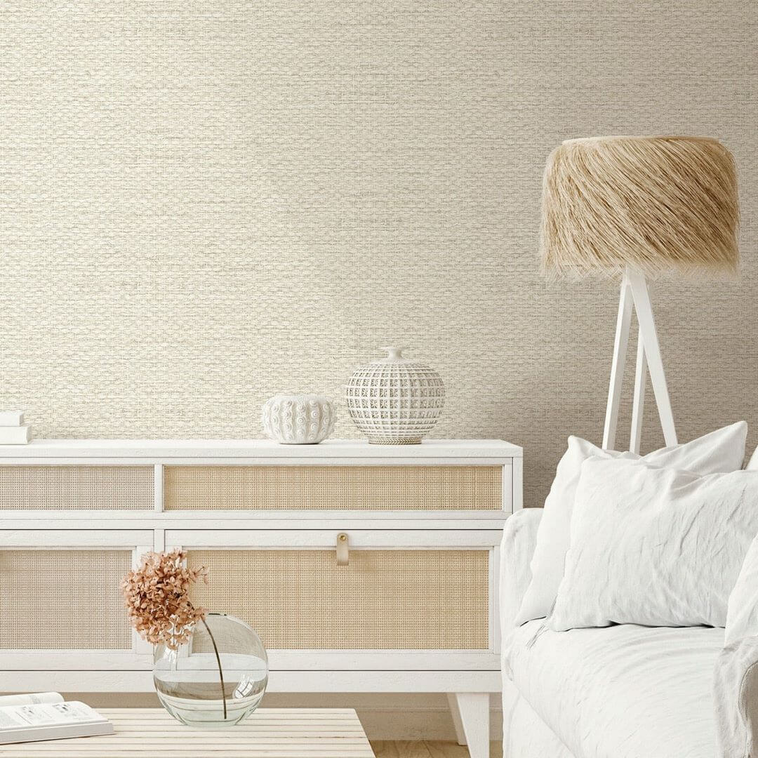 Tapeta imitująca rafię Wallquest GL21907 Grasslands