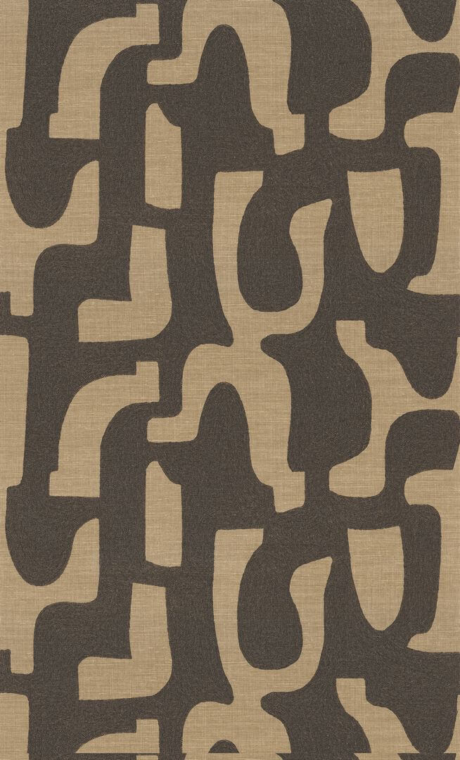 Tapeta abstrakcyjne organiczne kształty Casamance 76560304 Seran Le Lin 3