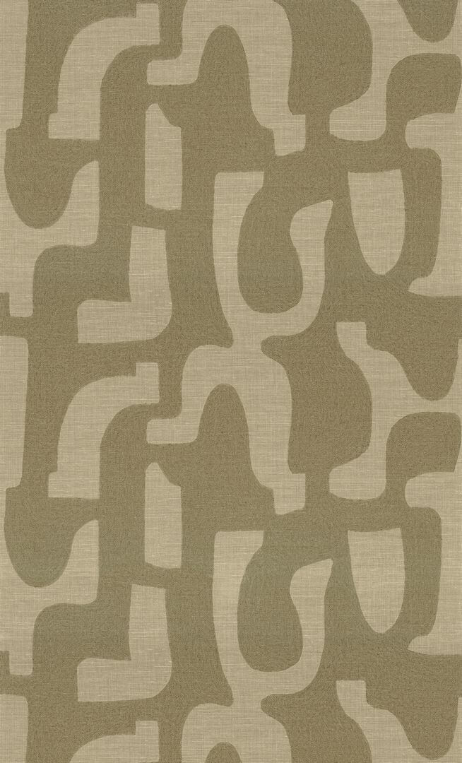 Tapeta abstrakcyjne organiczne kształty Casamance 76560406 Seran Le Lin 3