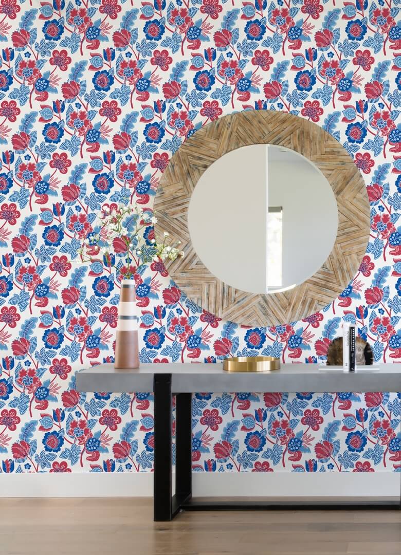 Tapeta kwiaty w stylu Jacobean Fine Decor FD26338 Happy