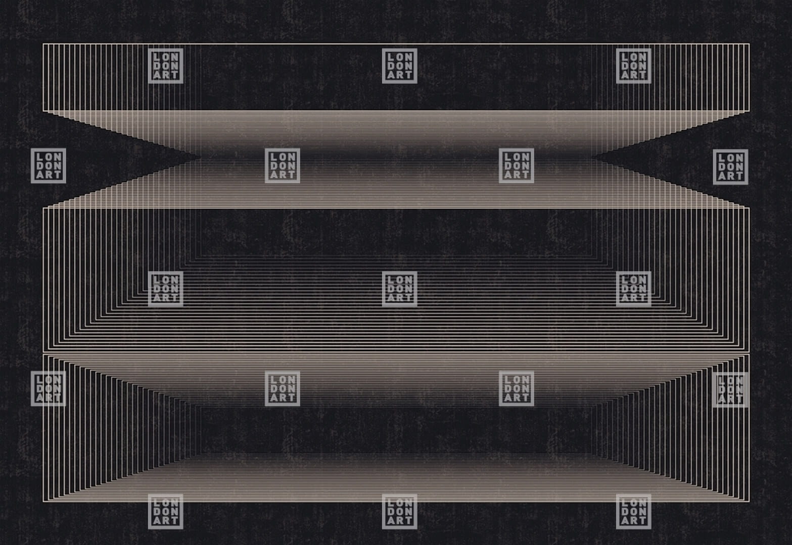 Fototapeta geometryczna z efektem 3D London Art 24001 3 Lizard Exclusive Wallpaper 2024