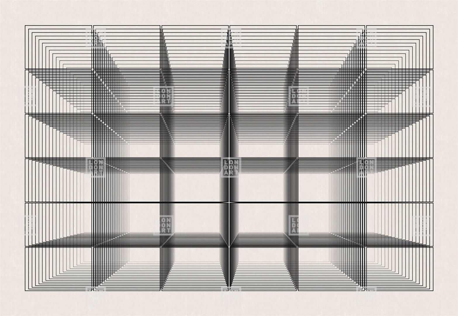 Fototapeta geometryczna z efektem 3D London Art 24002 1 Eruption Exclusive Wallpaper 2024