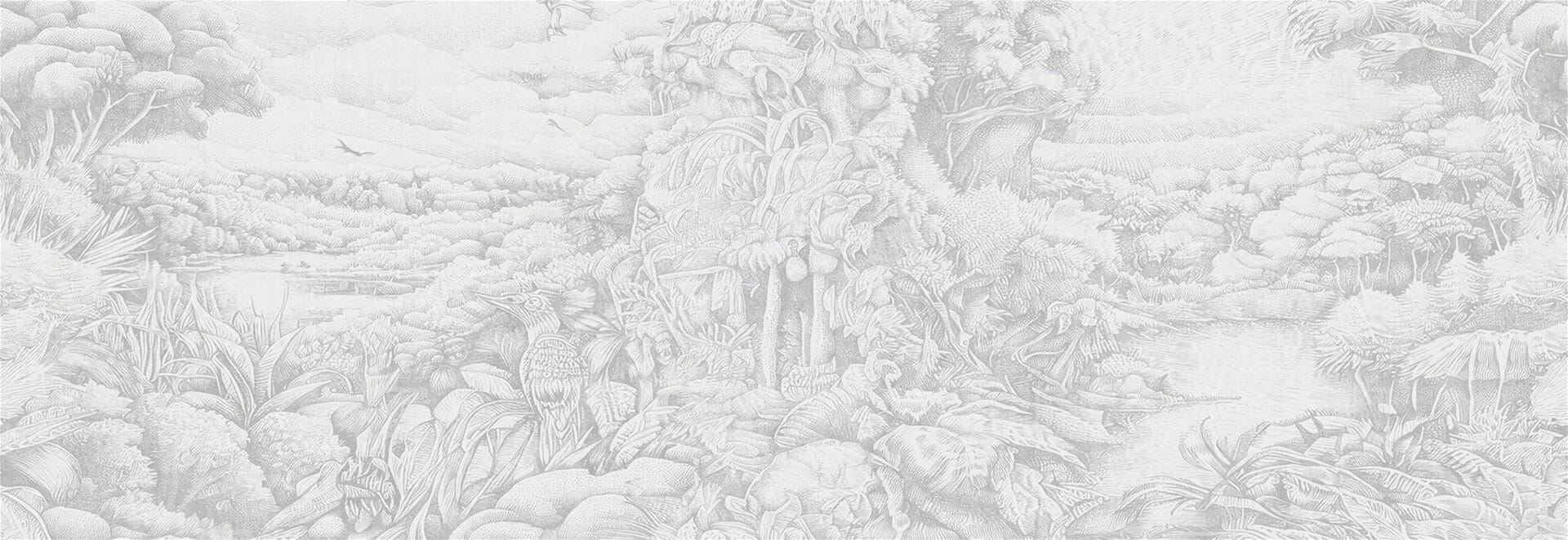 Fototapeta krajobraz egzotycznej natury London Art 24013 1 Over The Hills And Far Away Exclusive Wallpaper 2024