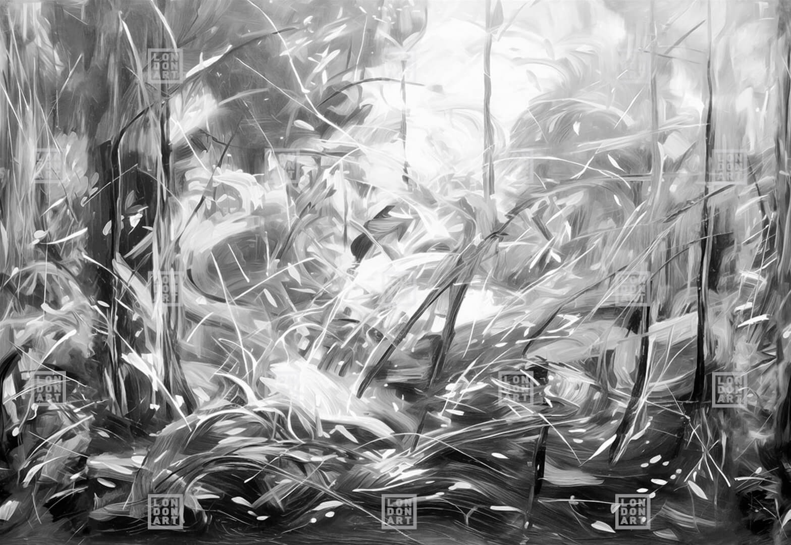 Fototapeta abstrakcyjna dżungla London Art 24016 3 Hyper Paint Exclusive Wallpaper 2024