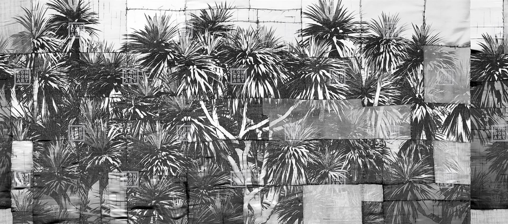 Fototapeta palmy i patchwork London Art 24020 1 Australis Exclusive Wallpaper 2024