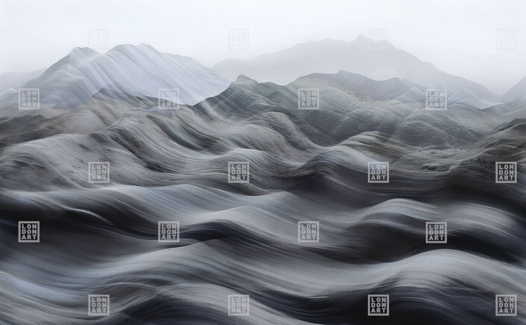 Fototapeta pustynia i góry London Art 24030 3 Rainbow Mountain Exclusive Wallpaper 2024