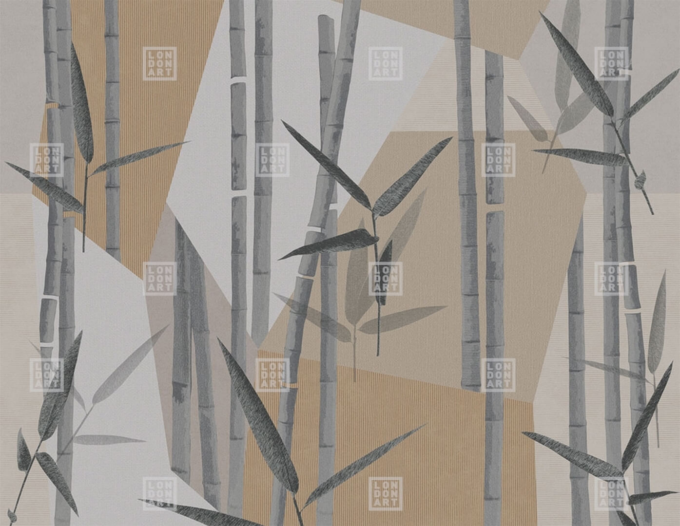 Fototapeta pędy i liście bambusa London Art 24045 1 Bambuseae Exclusive Wallpaper 2024