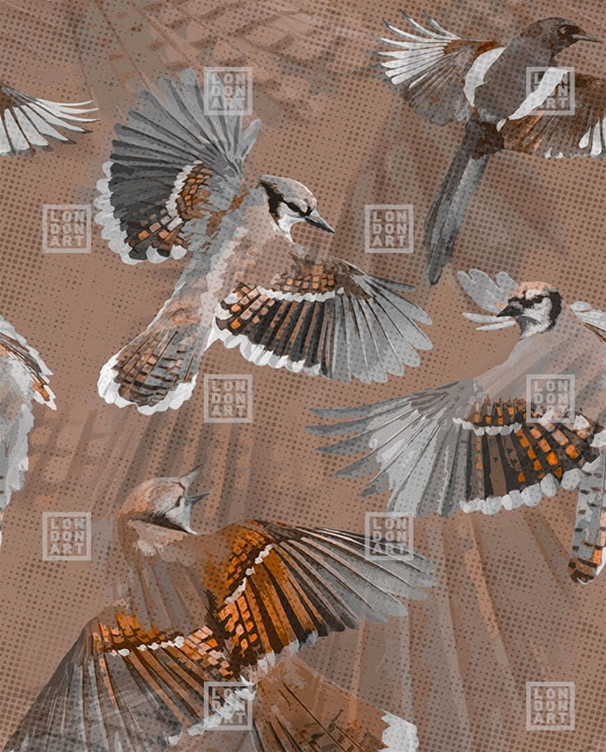 Fototapeta ptaki London Art 24046 3 Symphoni Exclusive Wallpaper 2024
