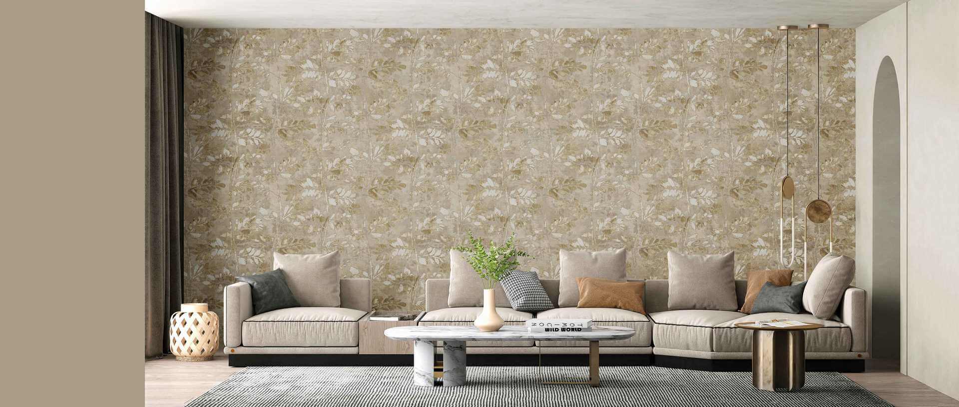 Tapeta roślinna Cristiana Masi 43800 Terra - 106 cm szer.