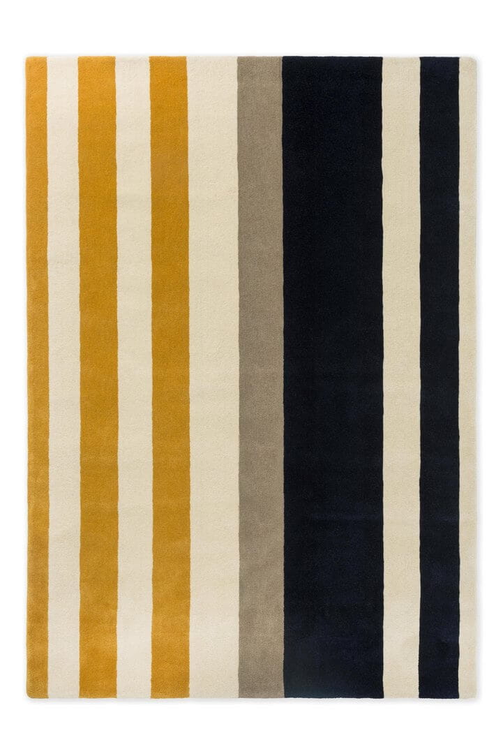Dywan wełniany w paski Marimekko Ralli Yellow 132606