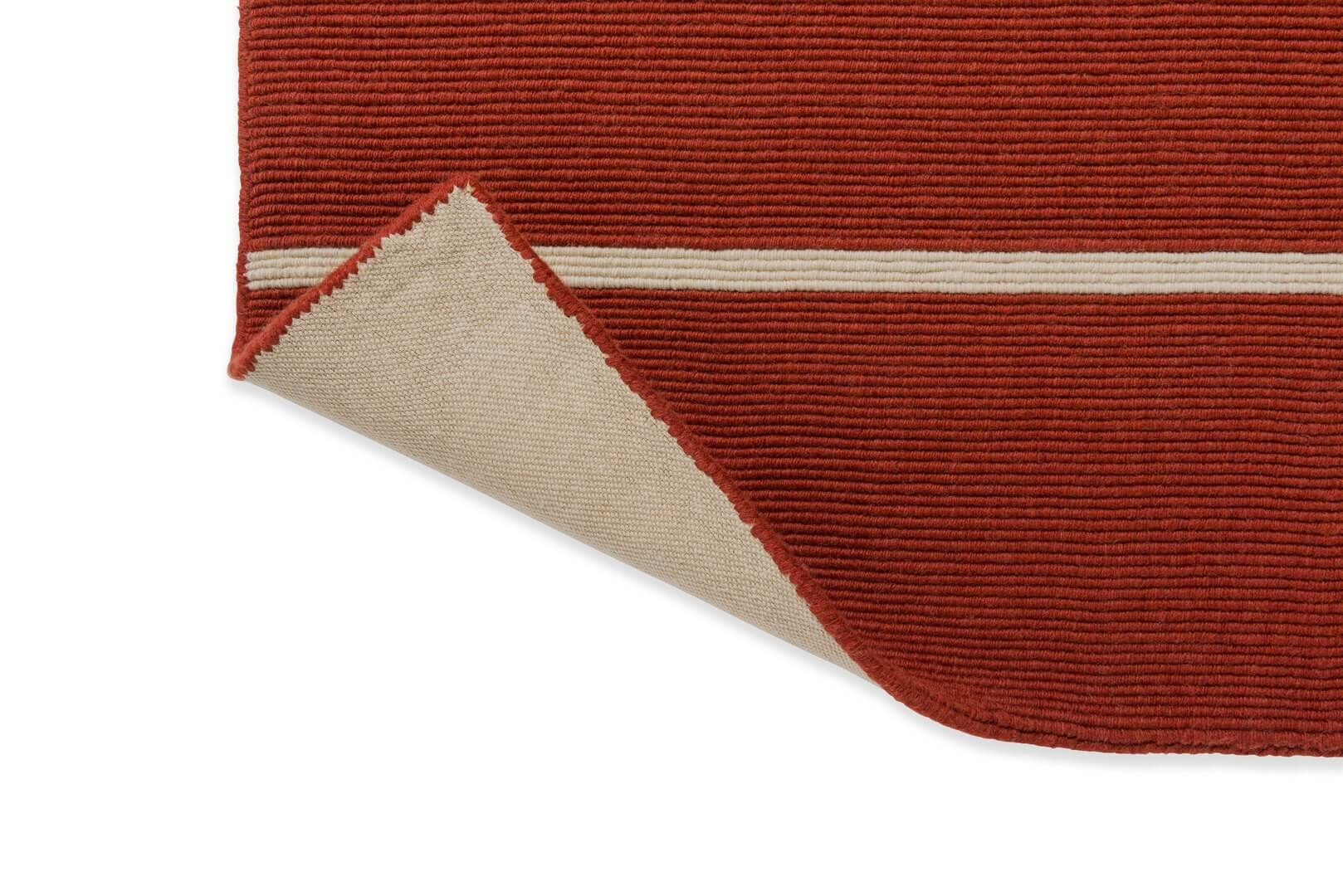 Dywan wełniany w paski Marimekko Tiibet Burnt Orange 132803