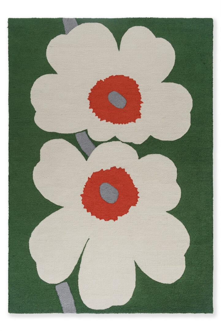 Dywan zewnętrzny w kwiaty Marimekko O Unikko 60th Anniversary 433007