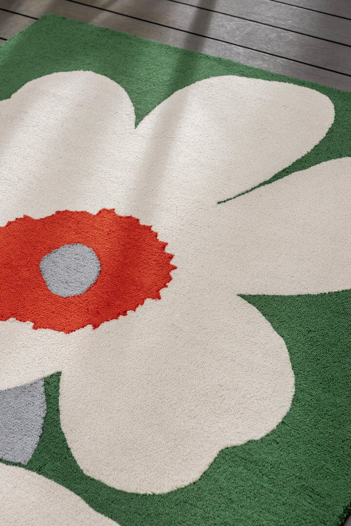 Dywan zewnętrzny w kwiaty Marimekko O Unikko 60th Anniversary 433007