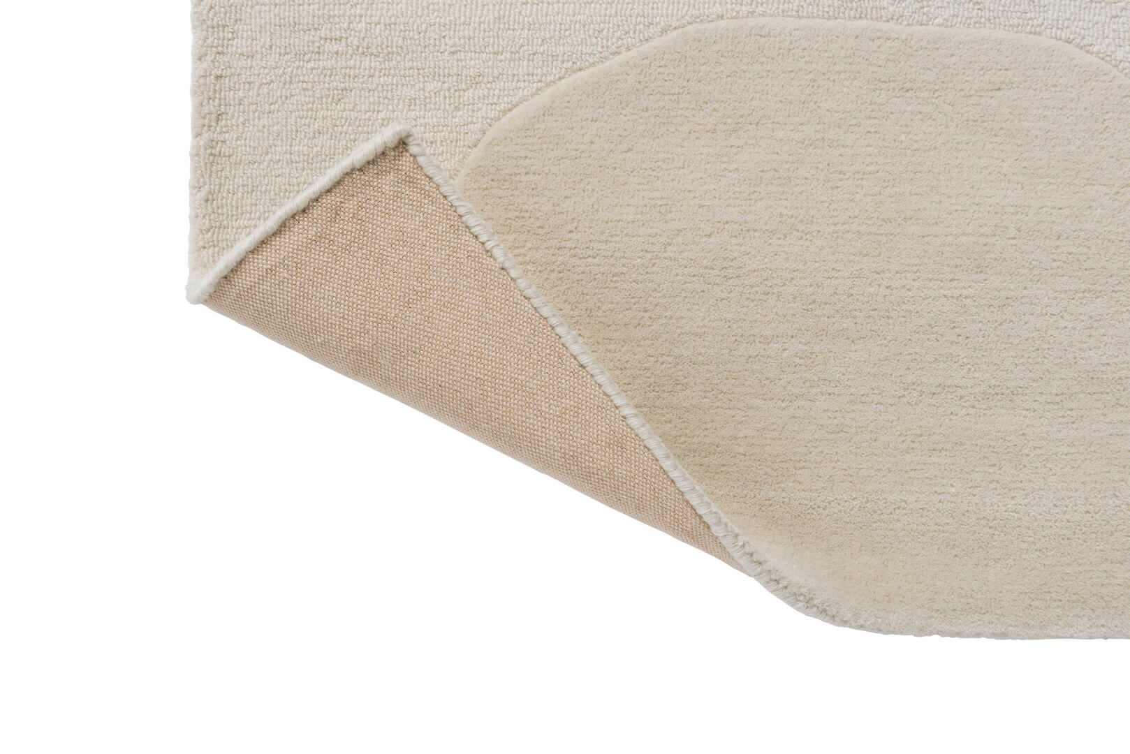Dywan wełniany geometryczny koła Marimekko Isot Kivet Natural White 132501