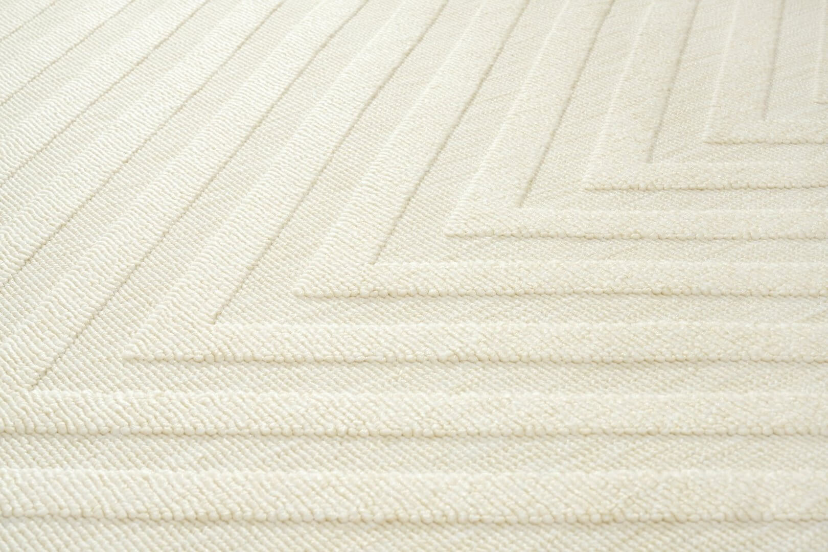 Dywan zewnętrzny geometryczny Acores II White Carpet Decor Outdoor/Indoor