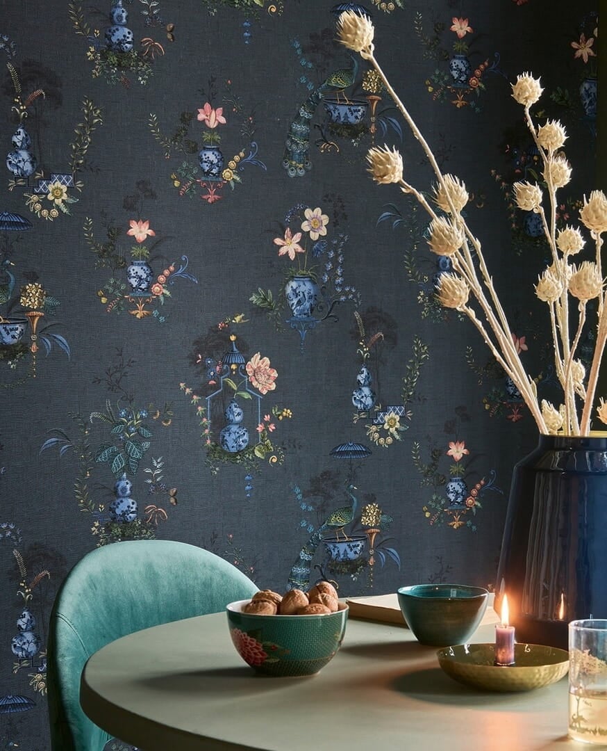 Tapeta botaniczna – wazony i ptaki Eijffinger 333145 Pip Studio 6