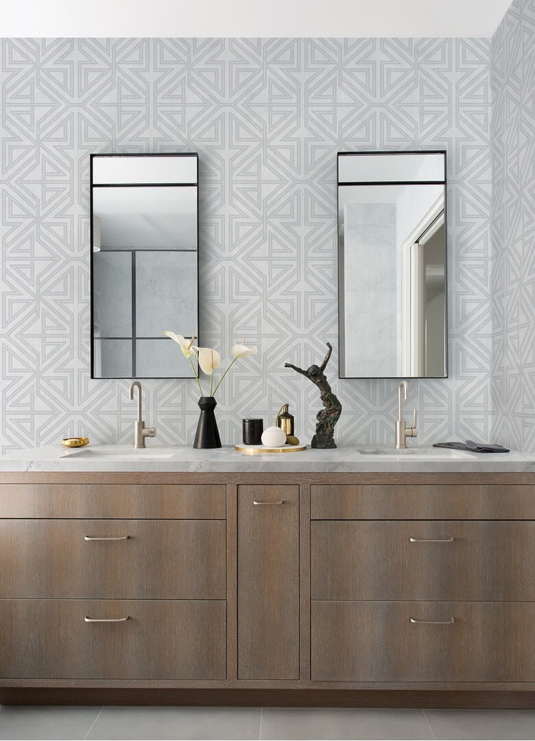 Tapeta geometryczna mozaika Fine Decor FD26227 Scott Living II By Drew & Jonathan