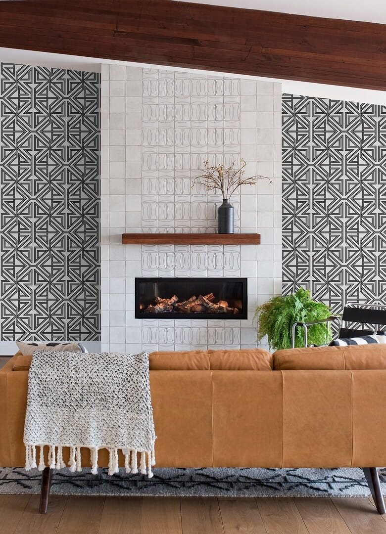 Tapeta geometryczna mozaika Fine Decor FD26231 Scott Living II By Drew & Jonathan