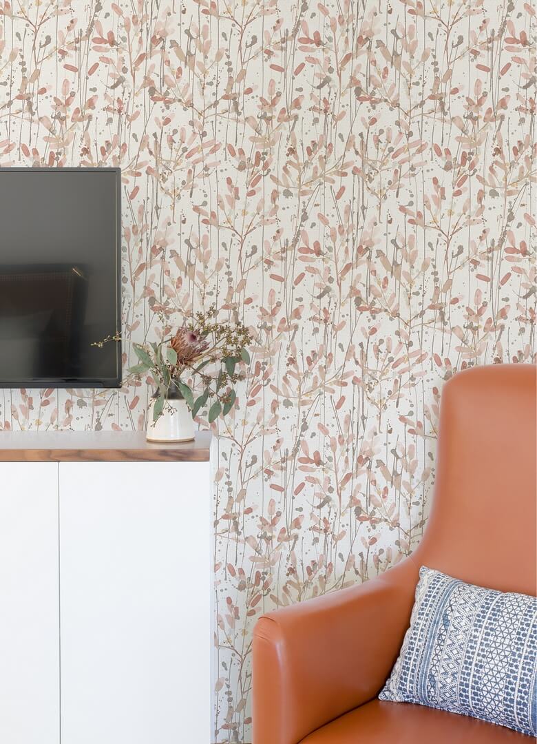 Tapeta akwarelowa łąka Fine Decor FD26239 Scott Living II By Drew & Jonathan
