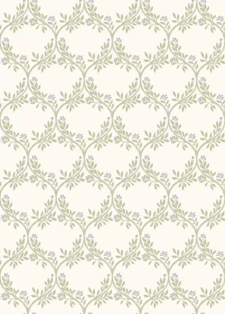Tapeta kratownica i liście Nina Campbell NCW4495-02 Arber Signature Collection