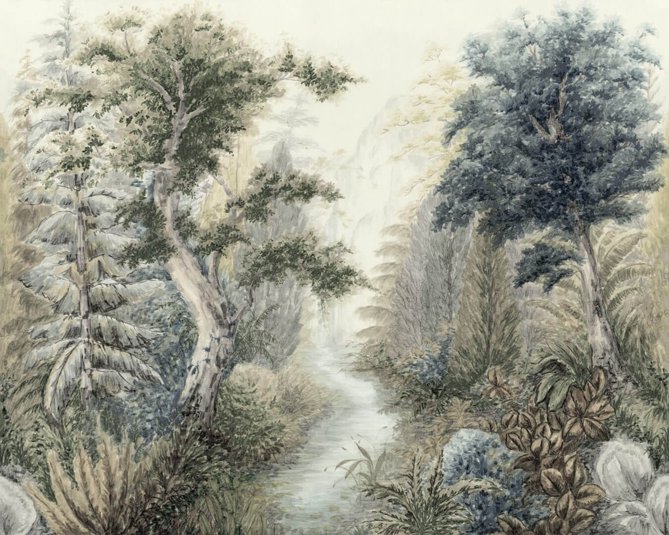 Mural krajobraz natury Grandeco PH6001 Perfect Harmony