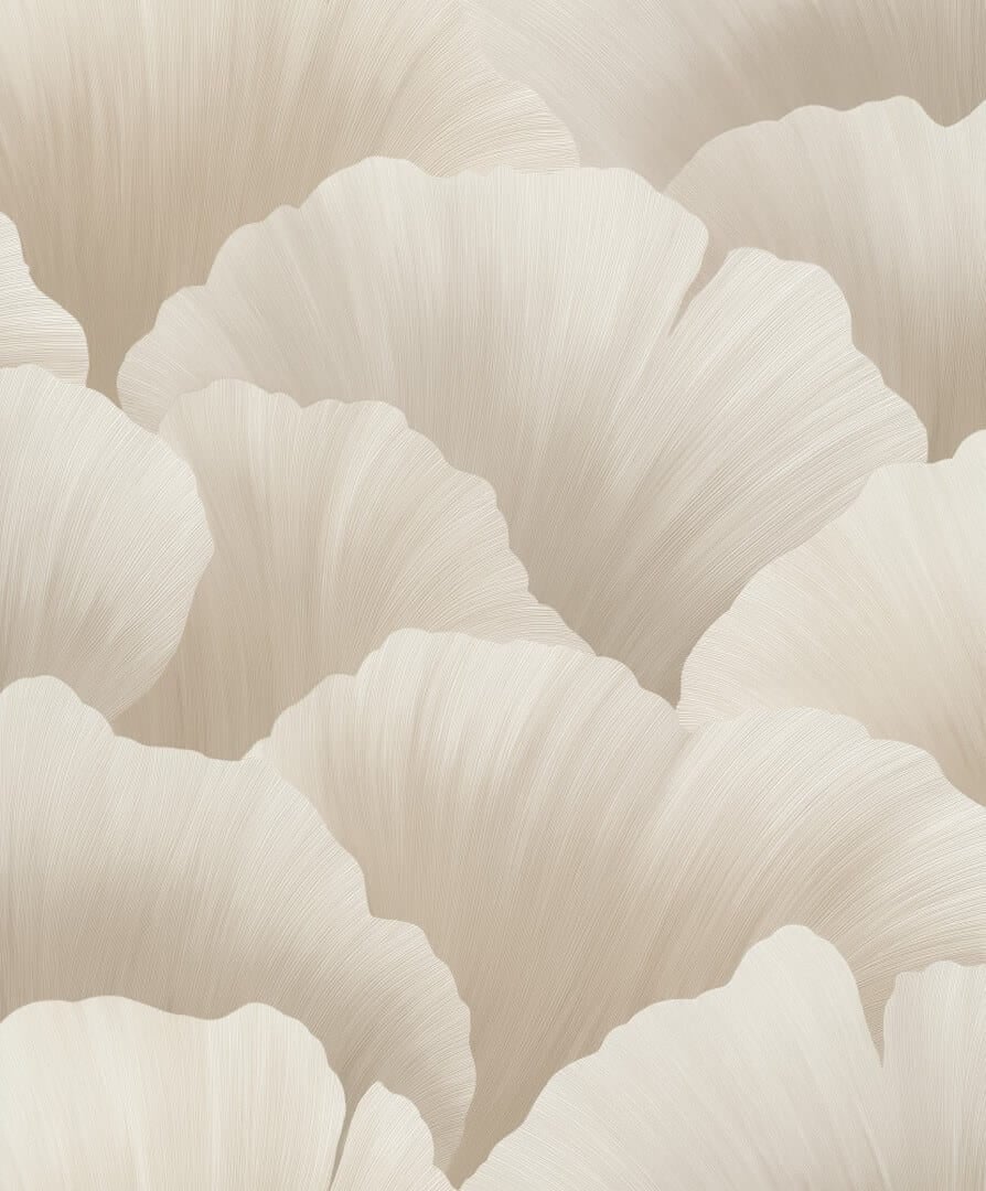 Tapeta liście ginkgo biloba Grandeco BZ3005 Belize