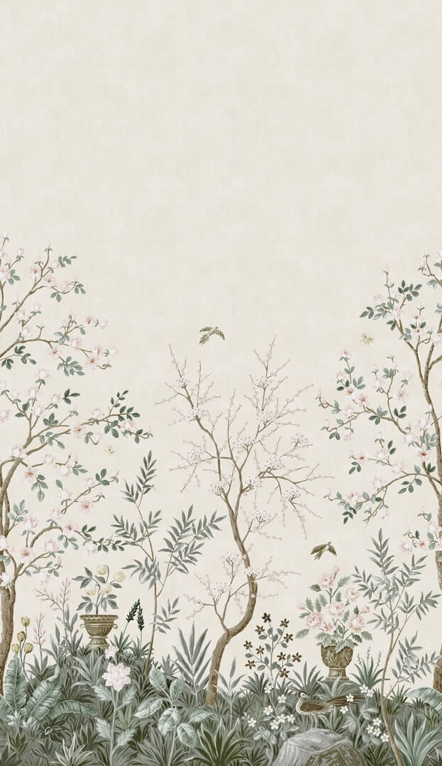 Mural ogród chinoiserie Boras Tapeter Studio 9585W Magnolia Garden Garden Collection