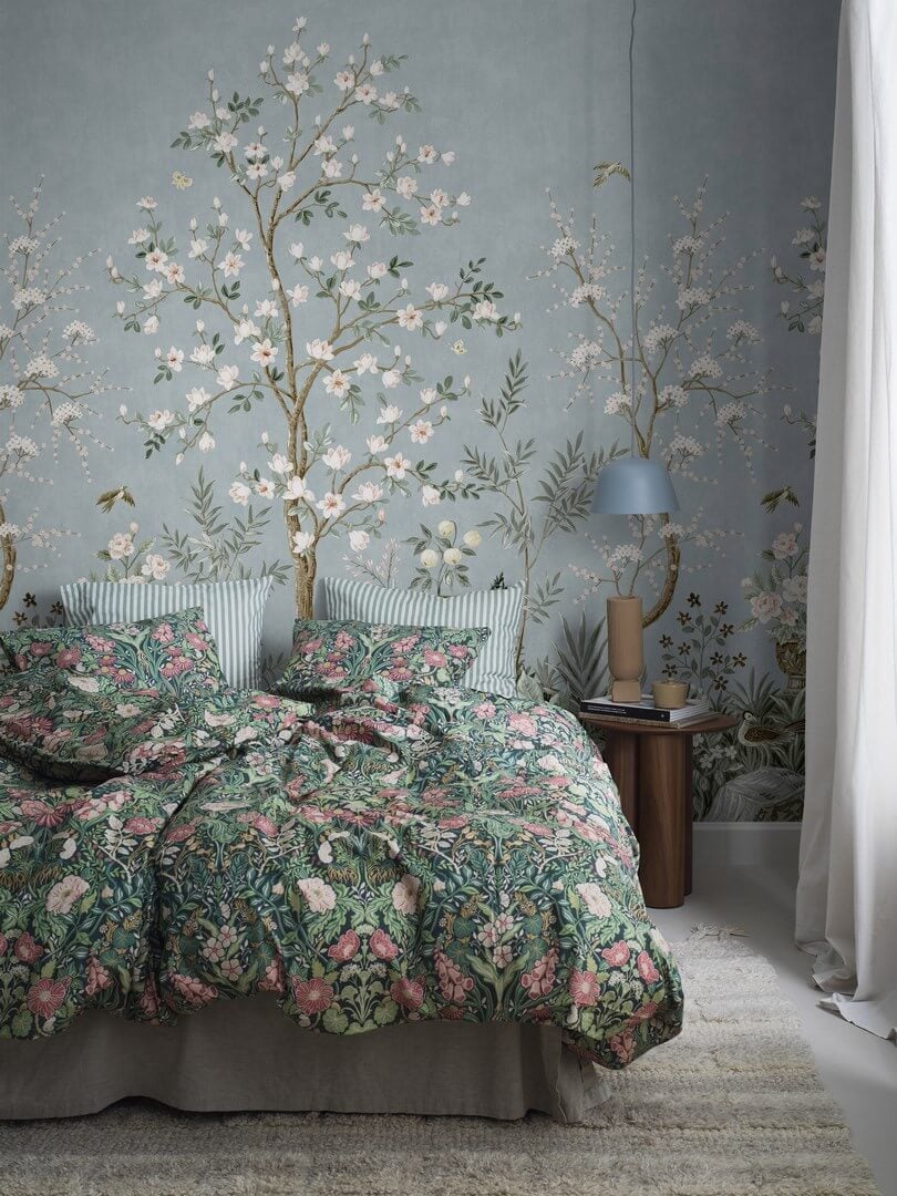 Mural ogród chinoiserie Boras Tapeter Studio 9586W Magnolia Garden Garden Collection