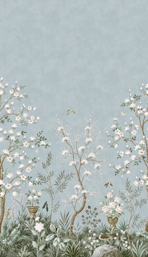 Mural ogród chinoiserie Boras Tapeter Studio 9586W Magnolia Garden Garden Collection