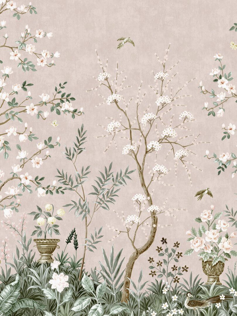 Mural ogród chinoiserie Boras Tapeter Studio 9587W Magnolia Garden Garden Collection