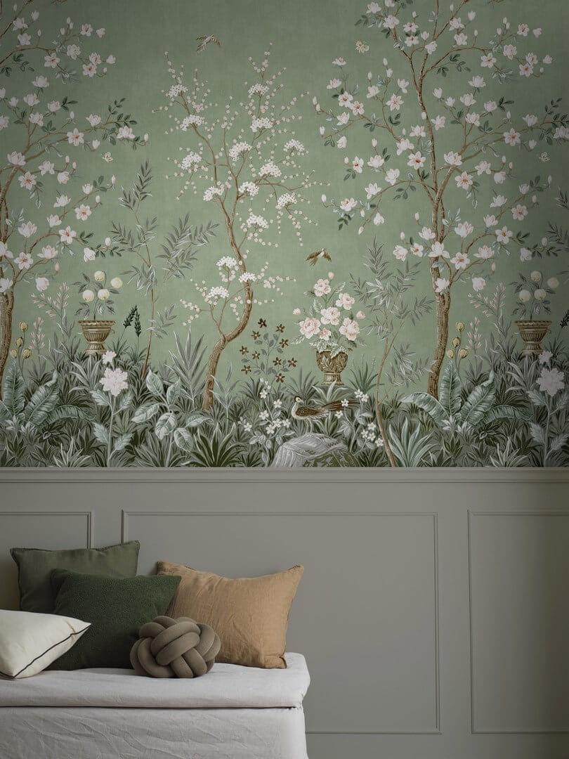 Mural ogród chinoiserie Boras Tapeter Studio 9589W Magnolia Garden Garden Collection