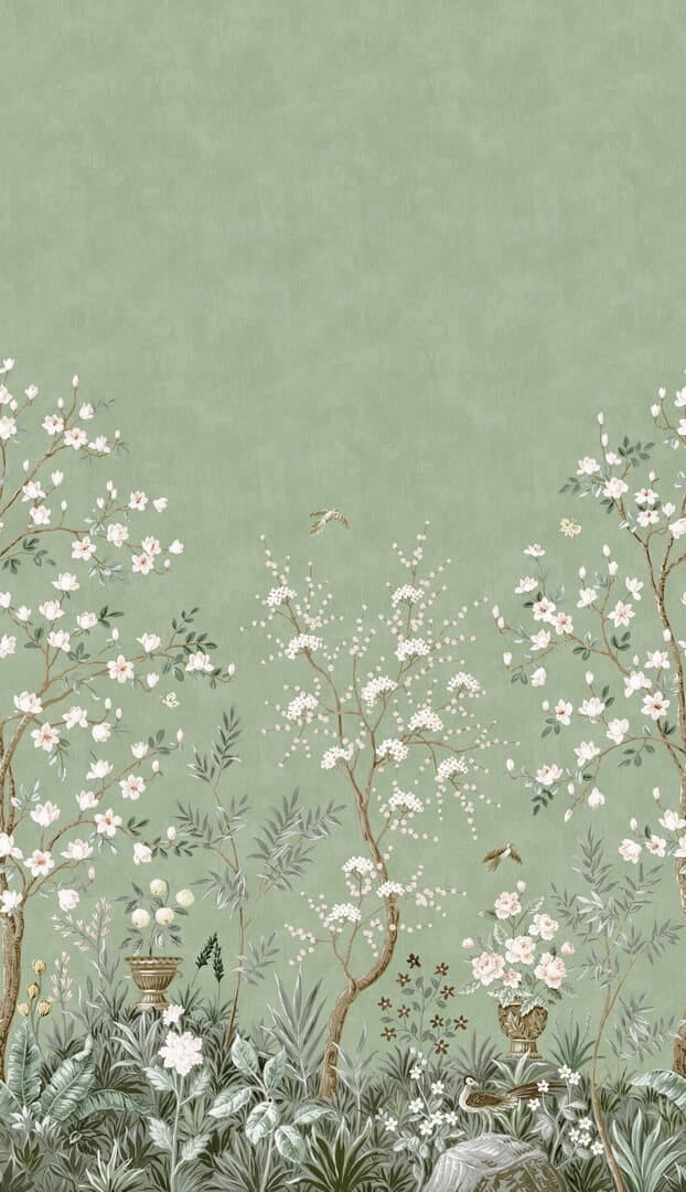 Mural ogród chinoiserie Boras Tapeter Studio 9589W Magnolia Garden Garden Collection