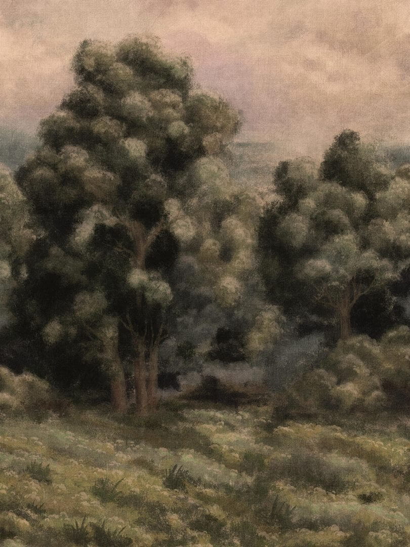 Mural krajobraz drzew Boras Tapeter Studio 9594W Misty Forest Garden Collection