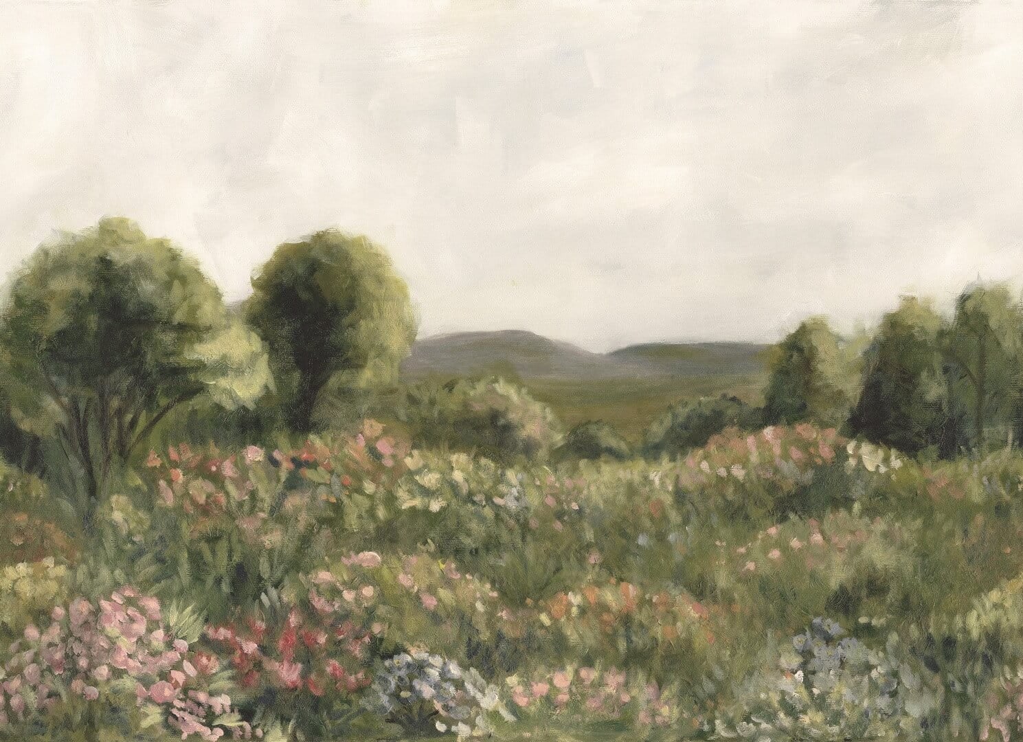 Mural krajobraz natury Boras Tapeter Studio 9595W Agnes Medow Garden Collection