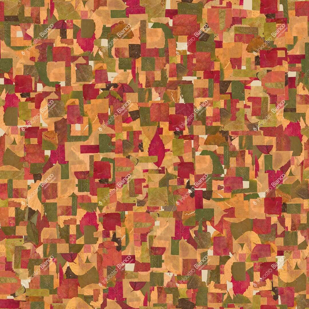 Fototapeta abstrakcyjne liście Inkiostro Bianco TILIA VITALES INKILOS2401 Flora Art Collection