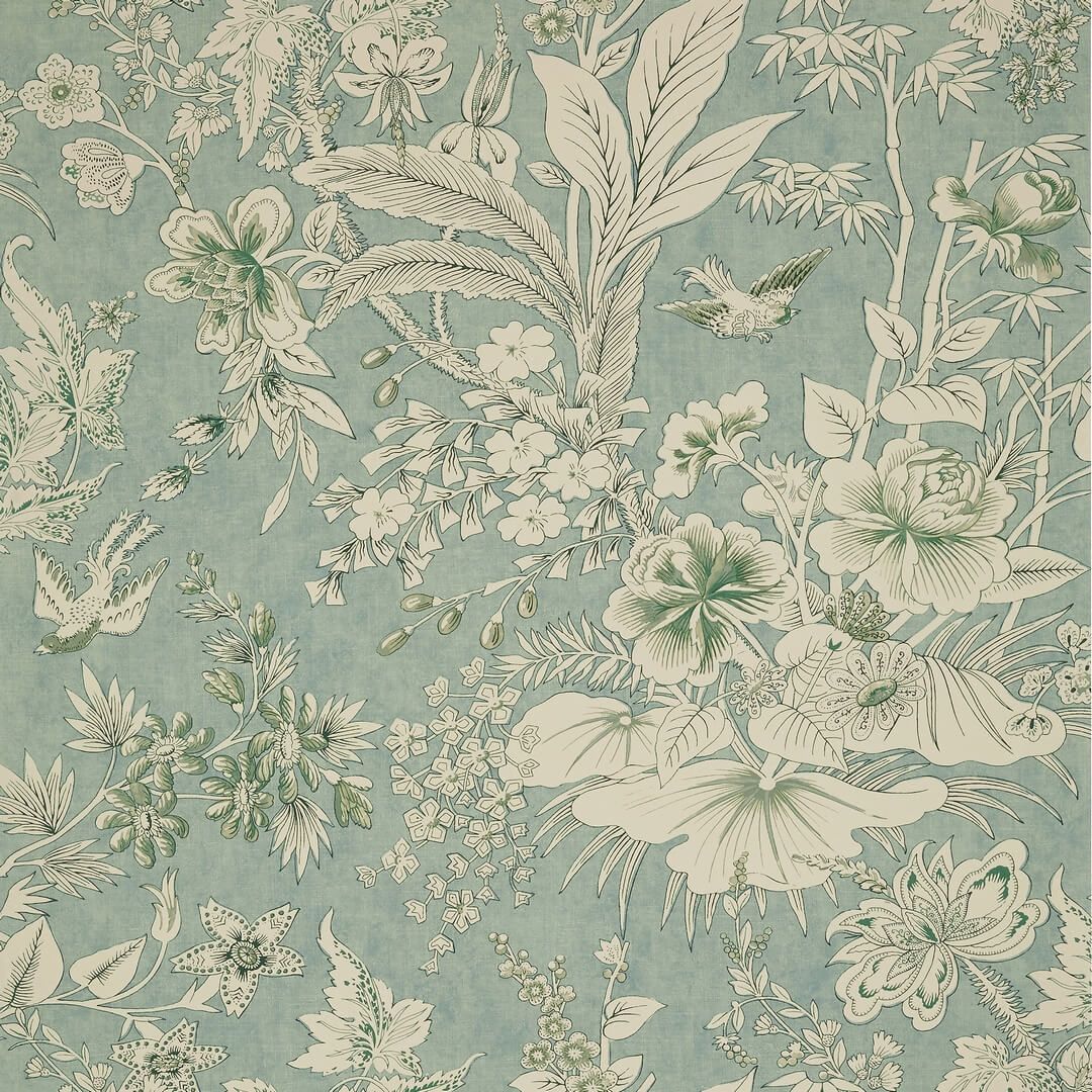 Tapeta botaniczna Thibaut T13603 Rosalind Grand Palace