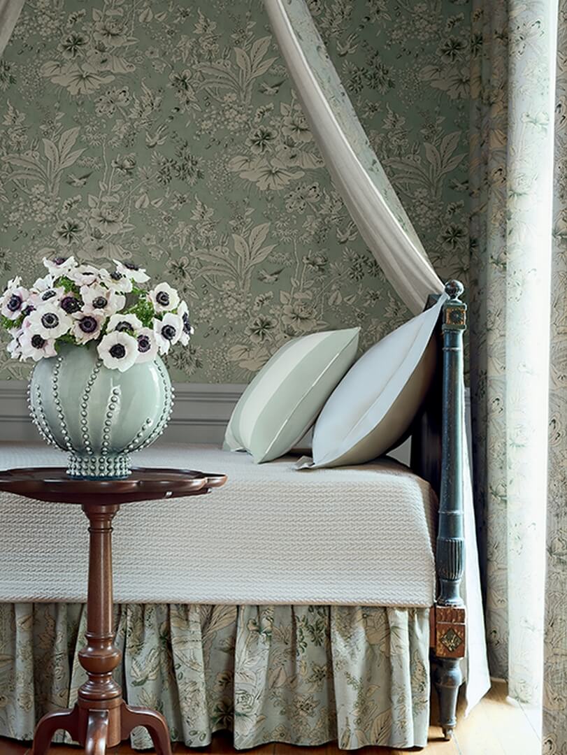 Tapeta botaniczna Thibaut T13603 Rosalind Grand Palace