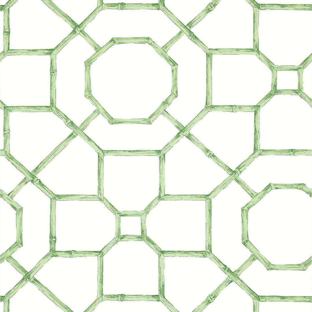 Tapeta bambusowy treliaż Thibaut T13674 Arbor Grand Palace