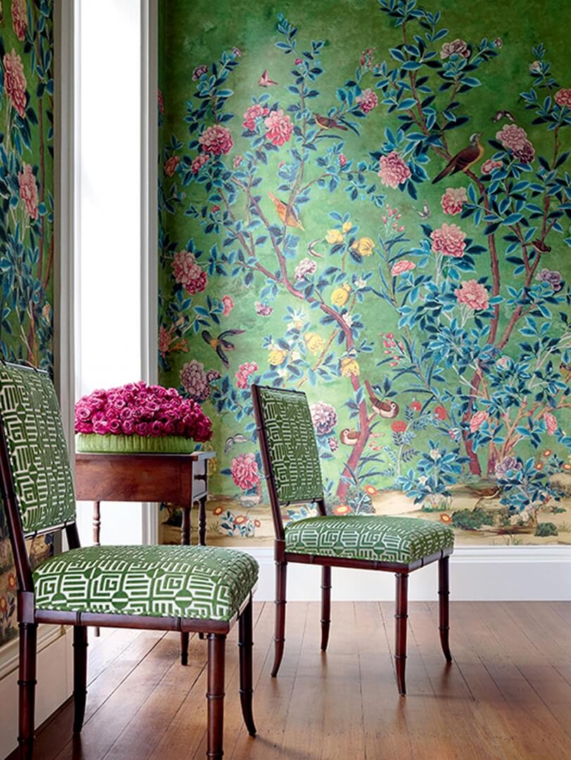 Mural botaniczny ogród Thibaut TM13668 Jardin Bloom Grand Palace