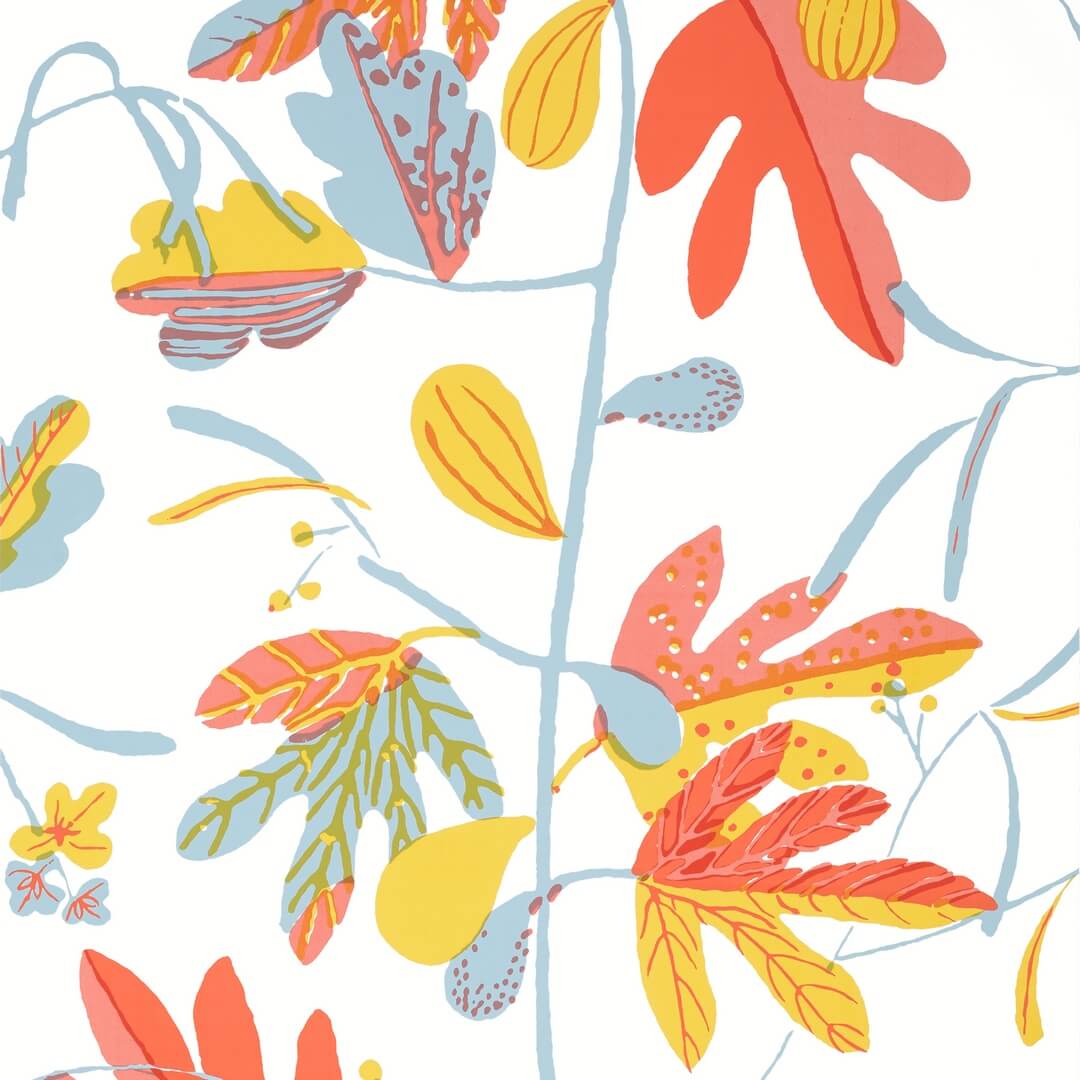 Tapeta liście Thibaut T16206 Matisse Leaf Kisment