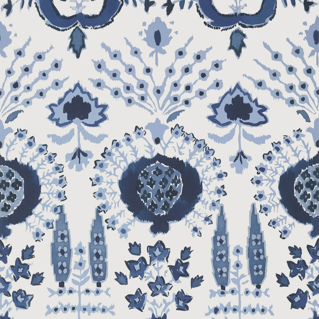 Tapeta roślinna Thibaut T16239 Mendoza Suzani Kisment