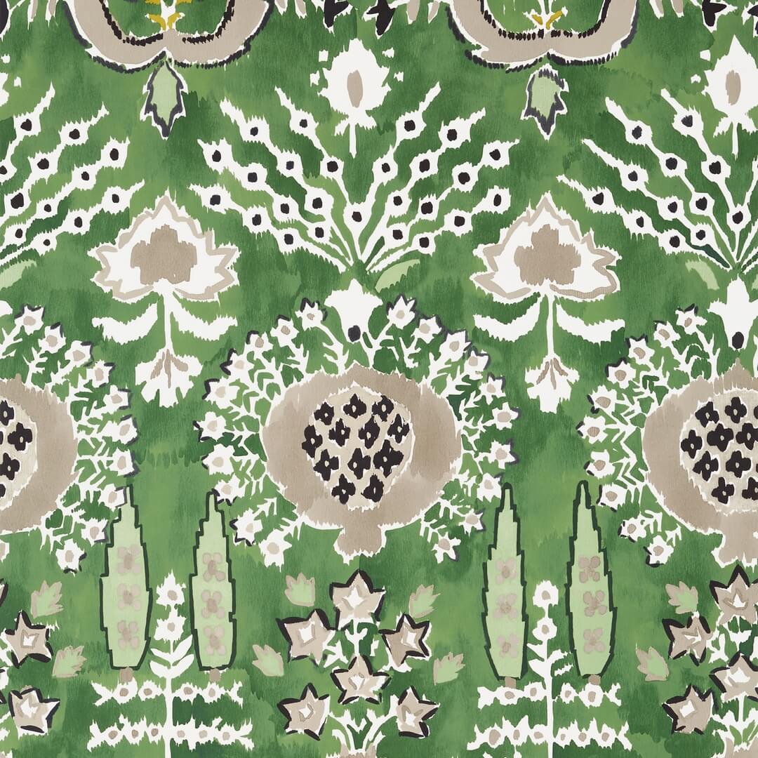 Tapeta roślinna Thibaut T16242 Mendoza Suzani Kisment