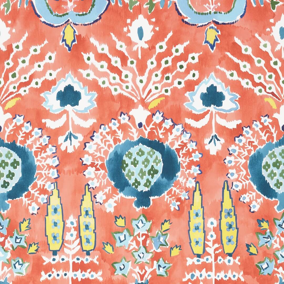 Tapeta roślinna Thibaut T16243 Mendoza Suzani Kisment