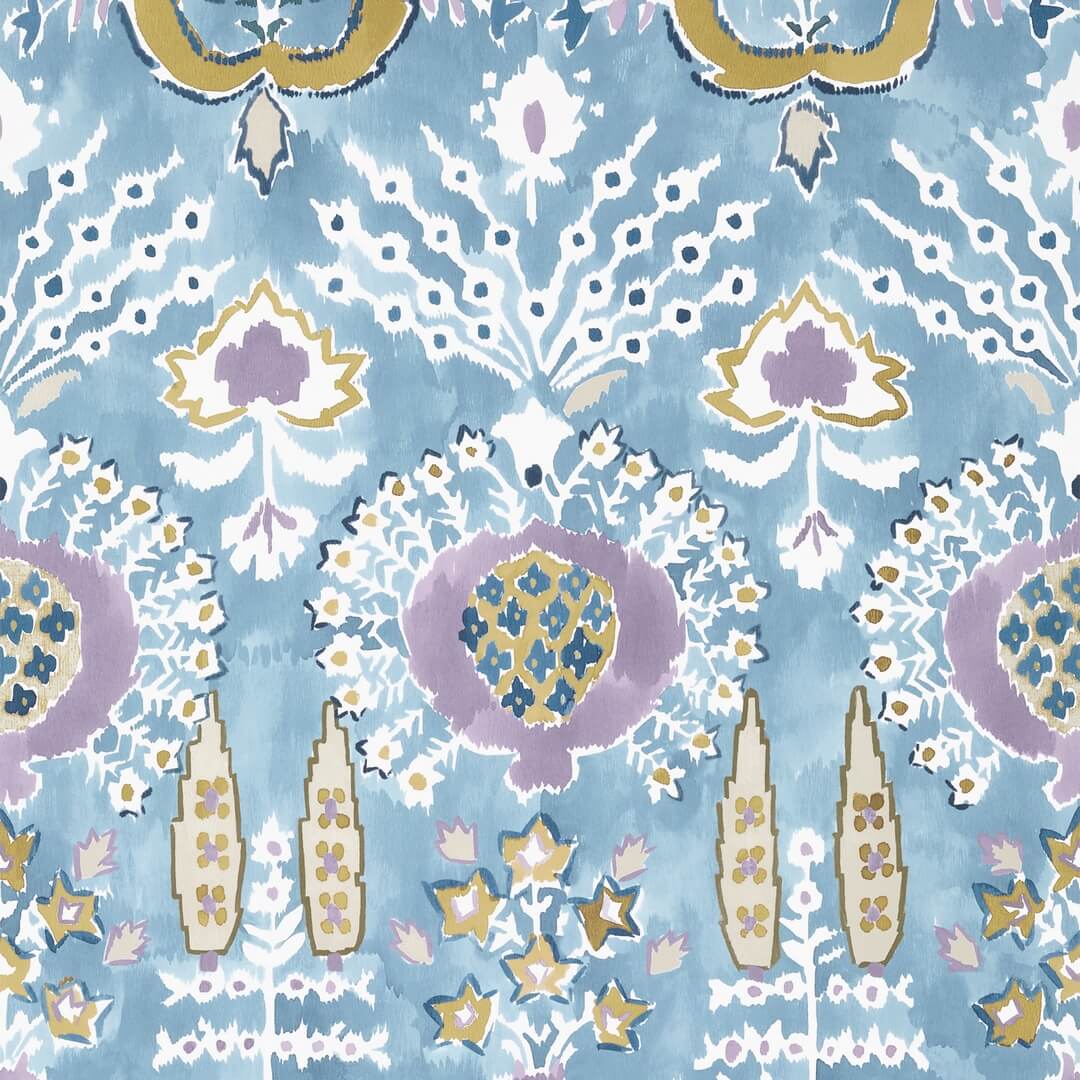 Tapeta roślinna Thibaut T16244 Mendoza Suzani Kisment